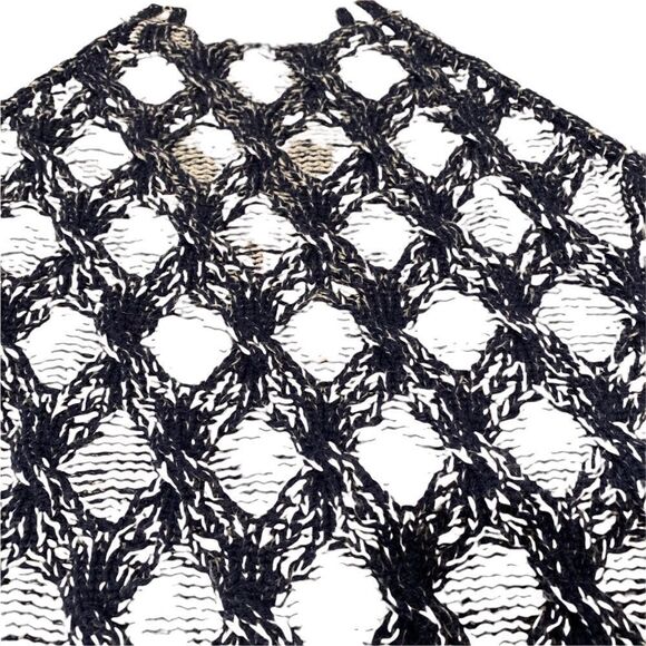 Banana Republic Women’s Blue White Argyle Sweater Sz S - Picture 3 of 5